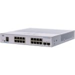 Cisco CBS350-16T-2G-EU Netzwerk-Switch 16 GE-Ports 2 x 1G SFP Silber