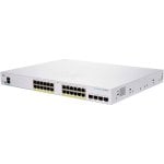 Cisco CBS250-24FP-4G-EU Switch réseau 24 ports GE PoE complet 4 x 1G SFP noir