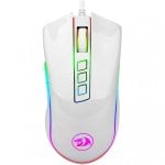 Mouse da gioco RGB Redragon M711 Cobra White 10000 DPI bianco