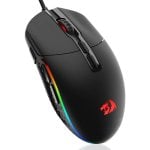 Mouse da gioco Redragon M719 Invader RGB 10000 DPI Nero
