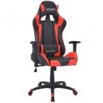 VidaXL Sedia da scrivania reclinabile da corsa in pelle artificiale rossa