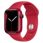 Apple Watch Series 7 GPS + Cellular 41mm OLED Rot 4G NFC Wasserdicht IP6X SpO2 Herzfrequenz