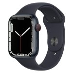 Apple Watch Series 7 GPS + Cellular 45mm OLED Schwarz Wasserdicht IP6X SpO2 Pulsmesser