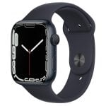 Apple Watch Series 7 GPS 45mm Aluminio Negro con Correa Deportiva Negra
