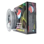 3D World Bobina de Filamento PLA Premium 1.75mm 1Kg Gris Nube
