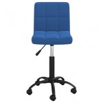 VidaXL Silla de Oficina Giratoria de Terciopelo Azul