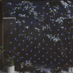 VidaXL Réseau Lumineux de Noël 306 LED Bleu Intérieur/Extérieur 3x3m