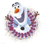 Erik Disney Frozen Olaf Druck 30x30cm
