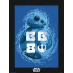 Erik Lámina Star Wars Episodio IX BB-8 Blue 40x30cm Erik Lámina Star Wars Episodio IX BB-8 Blue 40x30cm