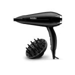 Sèche‑cheveux Ionique avec Diffuseur BaByliss D572DE 2200W 3 Températures 2 Vitesses Accessoires Noir