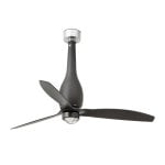 Faro Eterfan Ventilateur de Plafond avec Lumière et Moteur DC Noir Mat