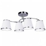 Fabrilamp Lámpara Lantanas 4xe27 Cromo Blanco