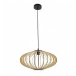 Fabrilamp Colgante Sapelli 1xe27 Madera Natural 45d