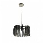 Fabrilamp Colgante Poplar 1xe27 Madera Café 35d
