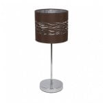 Fabrilamp Sobremesa Niebla 1xe14 Cromo Marrón Plata