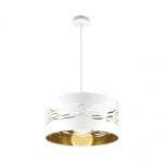 Fabrilamp Colgante Niebla 1xe27 Blanco Blanco Oro 40d