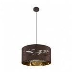 Fabrilamp Colgante Niebla 1xe27 Marrón Marrón Oro 40d