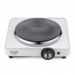 Cuisinière Électrique 1 Brûleur 1500W Blanche Adler