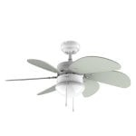 Cecotec EnergySilence Aero 3600 Vision Mint Deckenventilator mit LED-Licht 50W