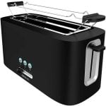 Grille-pain Cecotec Toast&Taste 16000 Extra Double 4 tranches 1630W Noir Inox