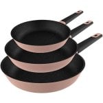 Bratpfanne Cecotec Polka Experience Bucket Gravity Set 18/22/26 cm Aluminium Teflon Rosa