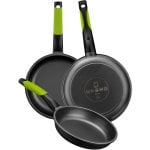 BRA Prior Set 3 Sartenes Aluminio Fundido 18/22/26cm BRA Prior Set 3 Sartenes Aluminio Fundido 18/22/26cm