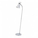 Fabrilamp Pie Salón Petra 1xe27 Blanco Cromo Orientable