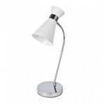 Fabrilamp Sobremesa Petra 1xe14 Blanco Cromo Orientable