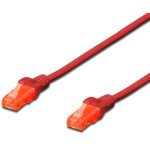 Cable de Red UTP RJ45 Cat 6e 50cm Rojo Cable de Red UTP RJ45 Cat 6e 50cm Rojo
