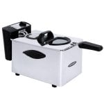 Fritadeira Orbegozo FDR45 4L 2000W Inox com Termostato Regulável e Tampa Removível