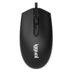 Stesso mouse ottico nero COM-LED-1600DPI