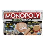 Monopoly Crooked Cash, jeu de société original Hasbro en portugais
