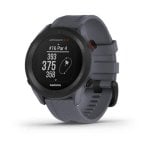 Garmin Approach S12 GPS Bluetooth 44mm MIP Grau Blau One Size 5ATM Wasserdicht