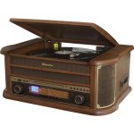 Roadstar HIF-1993BT platenspeler 5 W RMS Bluetooth USB cd cassette hout