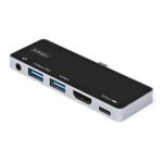 StarTech.com Adattatore Multiporta USB C a HDMI 4K 60Hz, Hub USB 3.0 a 3 porte, HDMI 2.0 Audio - USB-C Mini Docking station con 100W Power Delivery per Pc/notebook - Dock da viaggio universale USB Type-C/Thunderbolt