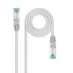 Netzwerkkabel RJ45 SFTP Cat.7 AWG26 10m Grau Nanocable