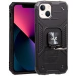 Coque rigide avec anneau noir cool pour iPhone 13 Mini