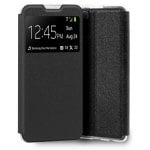 Étui à rabat noir lisse et cool pour Xiaomi Redmi 10