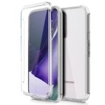 Fantastica custodia in silicone trasparente 3D anteriore + posteriore per Samsung N985 Galaxy Note 20 Ultra
