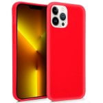 Coque en silicone rouge cool pour iPhone 13 Pro Max