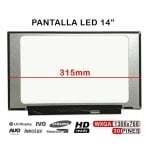 LED-Bildschirm 14" WXGA 315 mm für Laptop B140XTN07.2 NT140WHM-N44 V8.0
