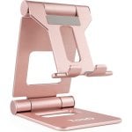 Supporto Regolabile TooQ per Smartphone/Tablet fino a 10" Velluto Rosa