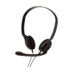Casque Epos PC 3 Chat filaire double jack 3,5 mm pour télétravail avec Réduction de Bruit Noir