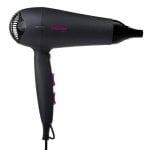 Klappbarer Ionen-Reiseföhn Tristar HD-2358 2000W 3 Temperaturstufen 2 Geschwindigkeiten Zubehör Schwarz Violett