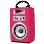 Altavoces Infiniton Portátil Bluetooth 5W Rosa con karaoke y mando