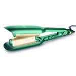 Prancha de Cabelo Cerâmica Italian Design Wonder Wave 210ºC Placas Largas Desligar Automático Preto