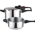 Magefesa Practika Plus Conjunto 2 Panelas de Pressão 4L/6L Inox
