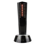 Glättbürste Italian Design Capilary Regenerative LED Rotlicht 3 Vibrationsmodi 12ml Tank Schwarz/Grau