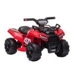 Homcom Quad Eléctrico 6V Rojo/Negro