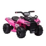 Homcom Quad Eléctrico 6V Rosa/Negro Homcom Quad Eléctrico 6V Rosa/Negro